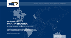 Desktop Screenshot of martin-brower.com